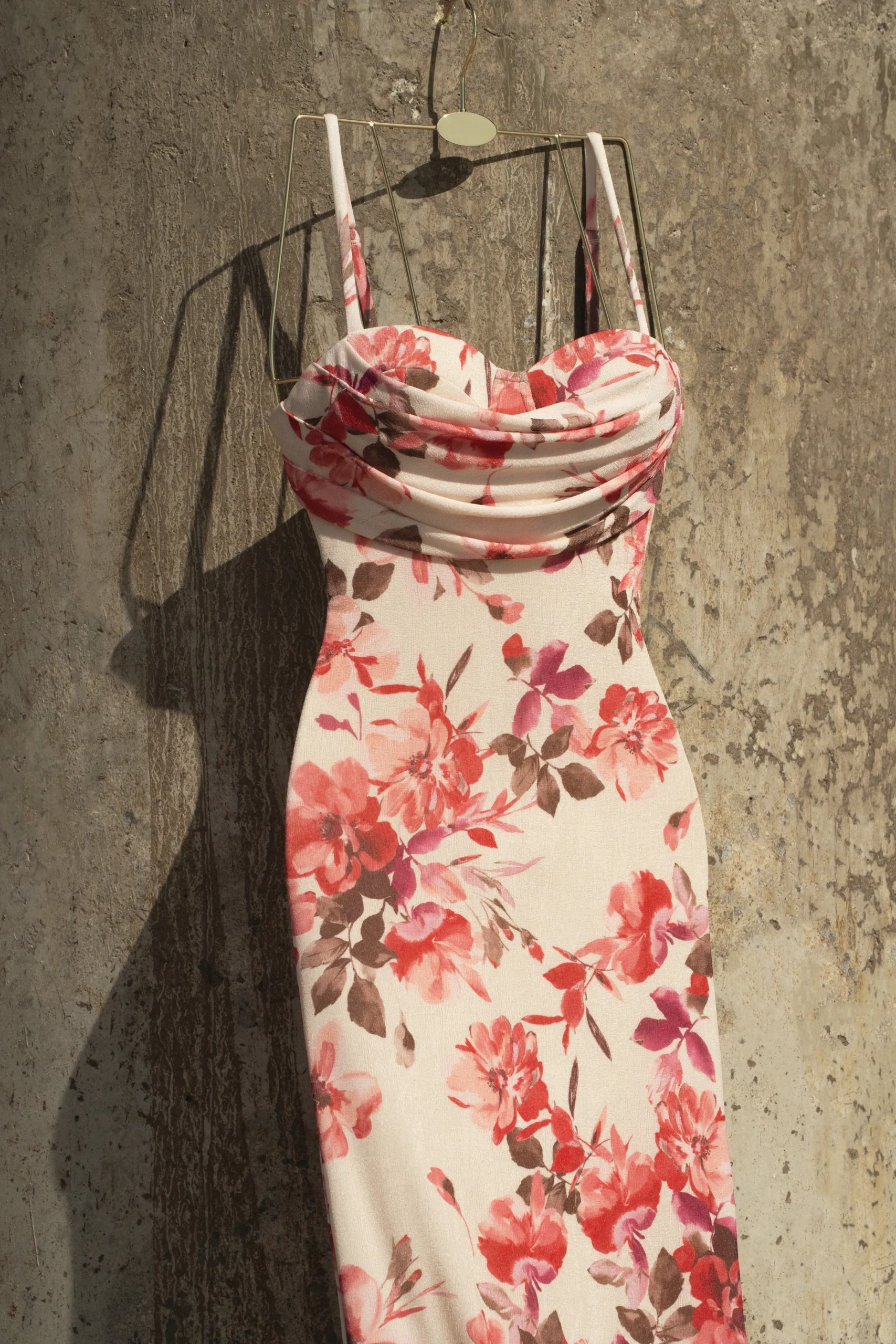 ivory_floral_slinky_visio_4.webp JLUXLABEL Ivory Floral Slinky Visions Of You Maxi Dress