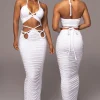JLUXLABEL Ivory Go The Distance Skirt Set