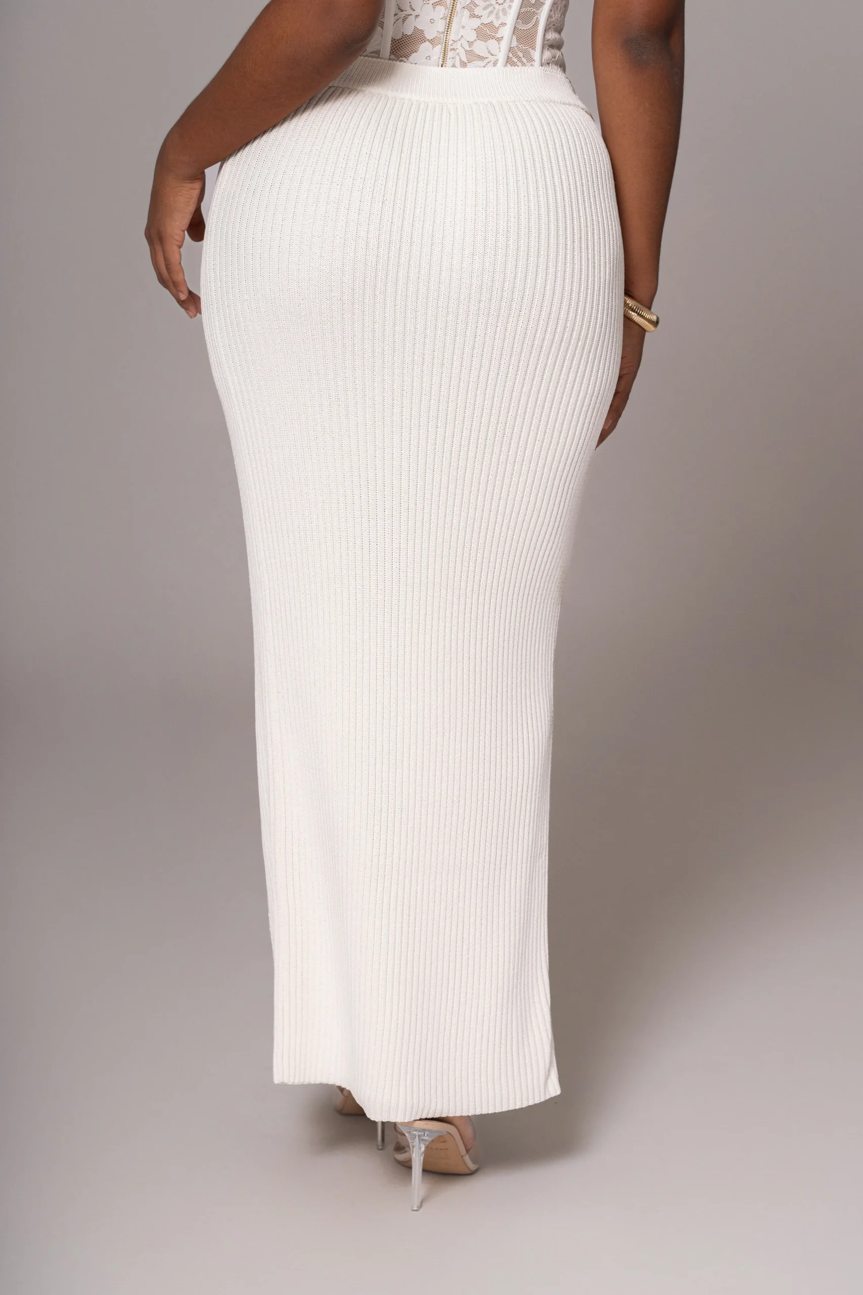 ivory_hamptons_ribbed_sli_10.webp JLUXLABEL Ivory Hamptons Ribbed Slit Skirt