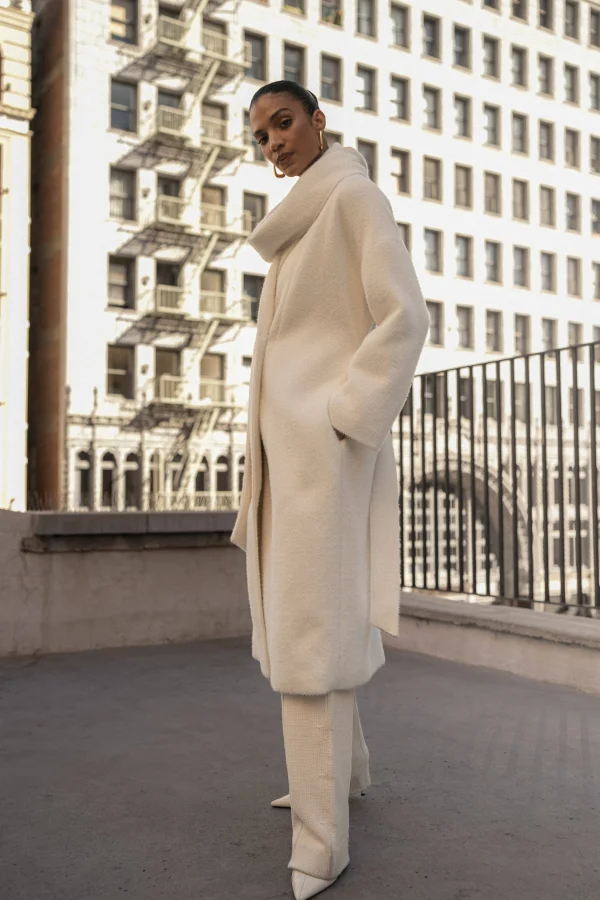 JLUXLABEL Ivory Jonah Coat