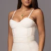 JLUXLABEL Ivory Jozie Bustier Top