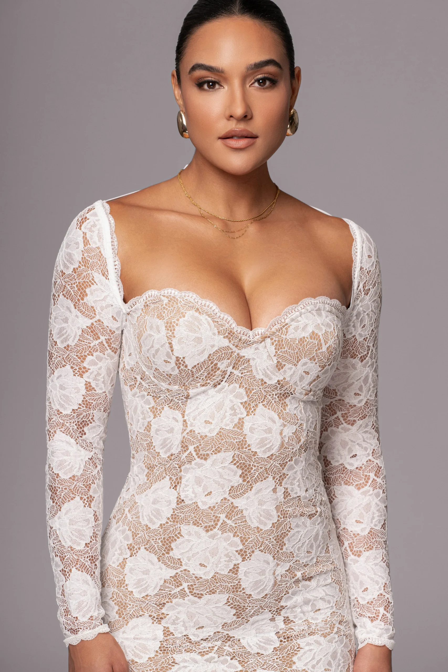 ivory_lace_sweetheart_max_6.webp JLUXLABEL Ivory Lace Sweetheart Maxi Dress