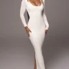 JLUXLABEL Ivory Made You Look Maxi Dress