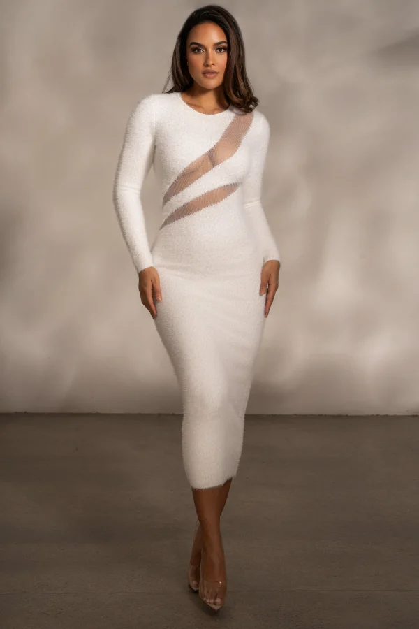 JLUXLABEL Ivory More To Love Maxi Dress