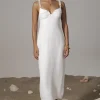 JLUXLABEL Ivory Secret Hideout Linen Dress