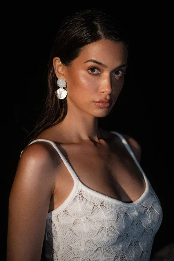 JLUXLABEL Ivory Seven Seas Dangle Earrings