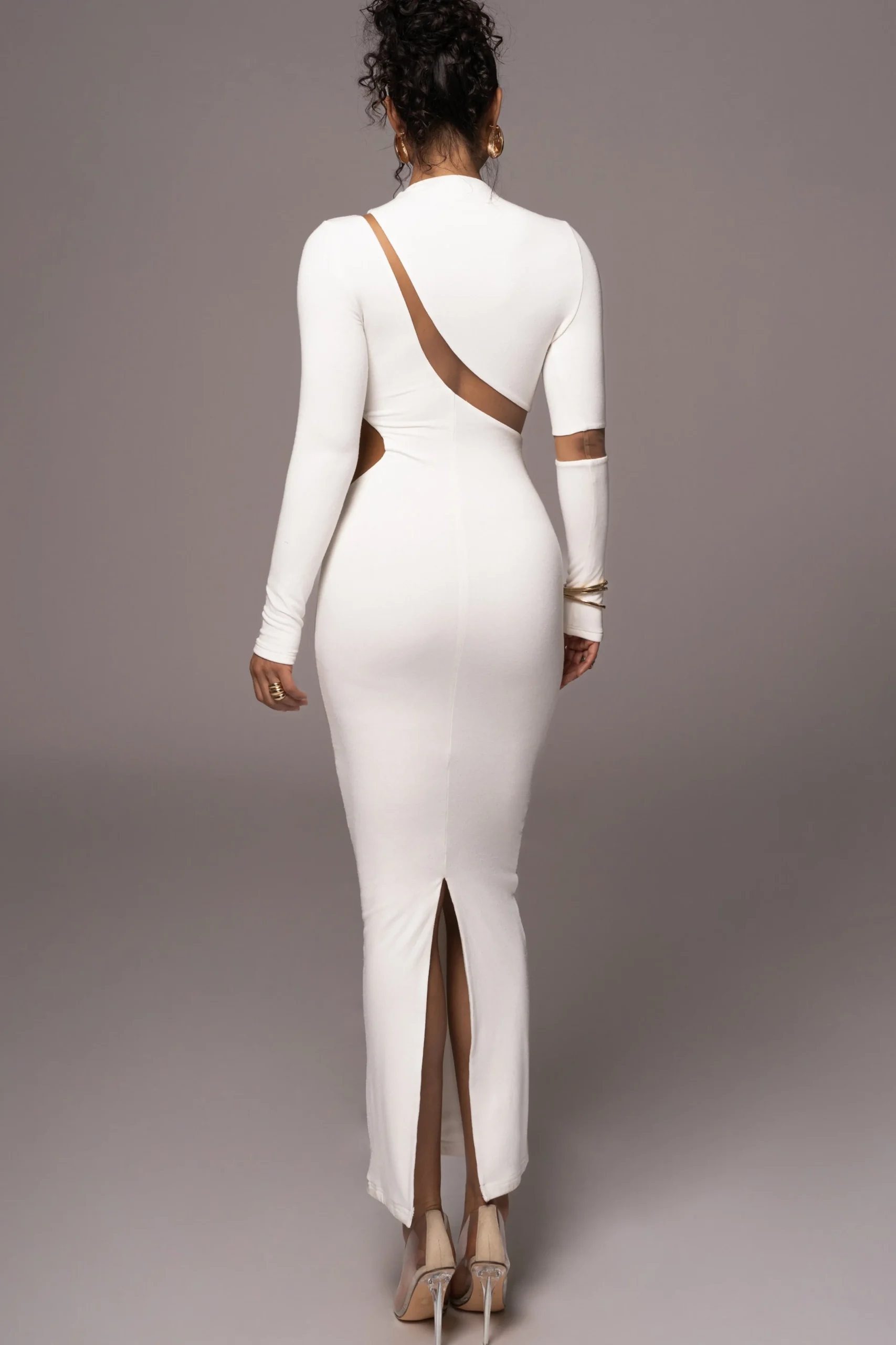 ivory_show_stopper_high_n_11.webp JLUXLABEL Ivory Show Stopper High Neck Dress