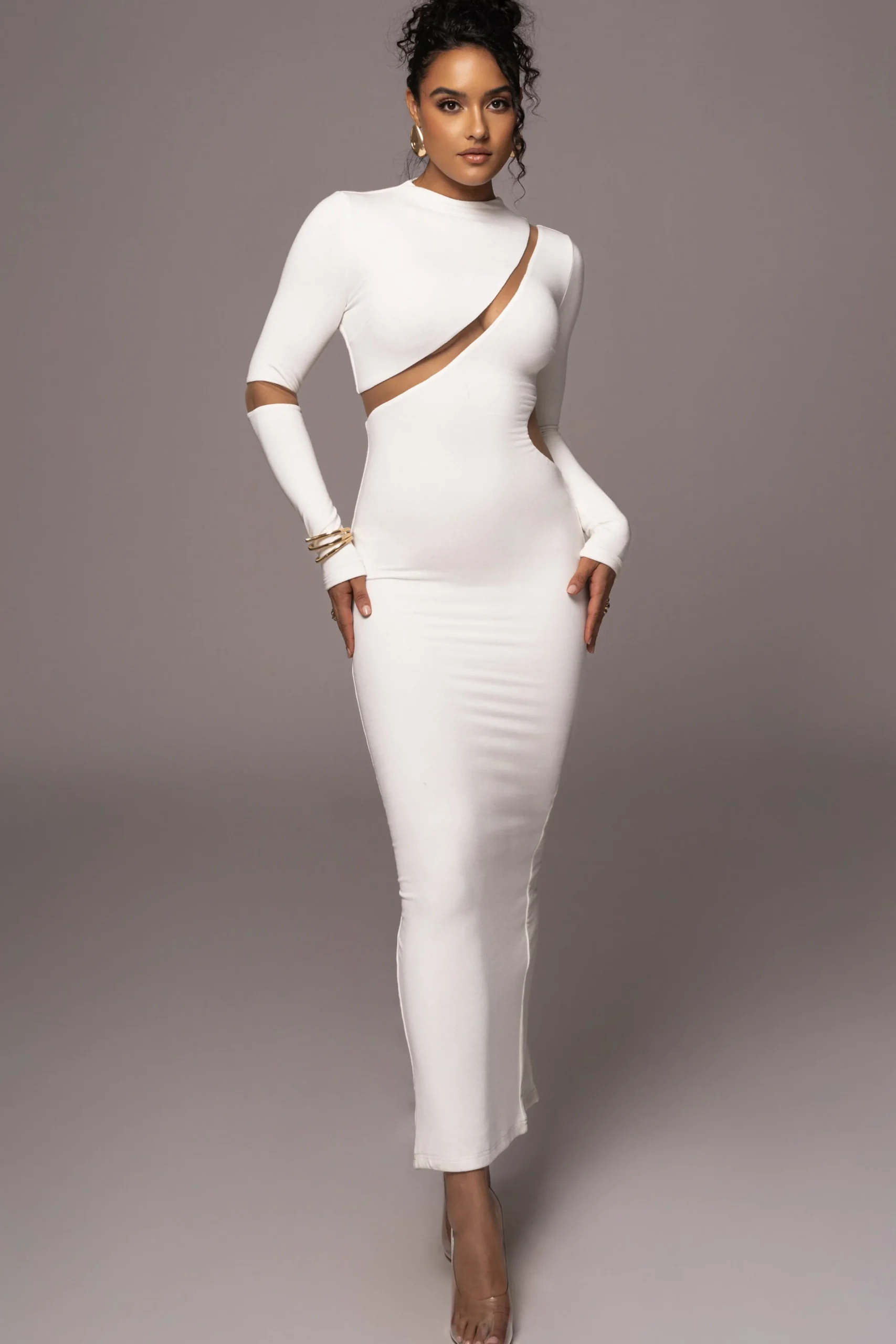 ivory_show_stopper_high_n_3.webp JLUXLABEL Ivory Show Stopper High Neck Dress