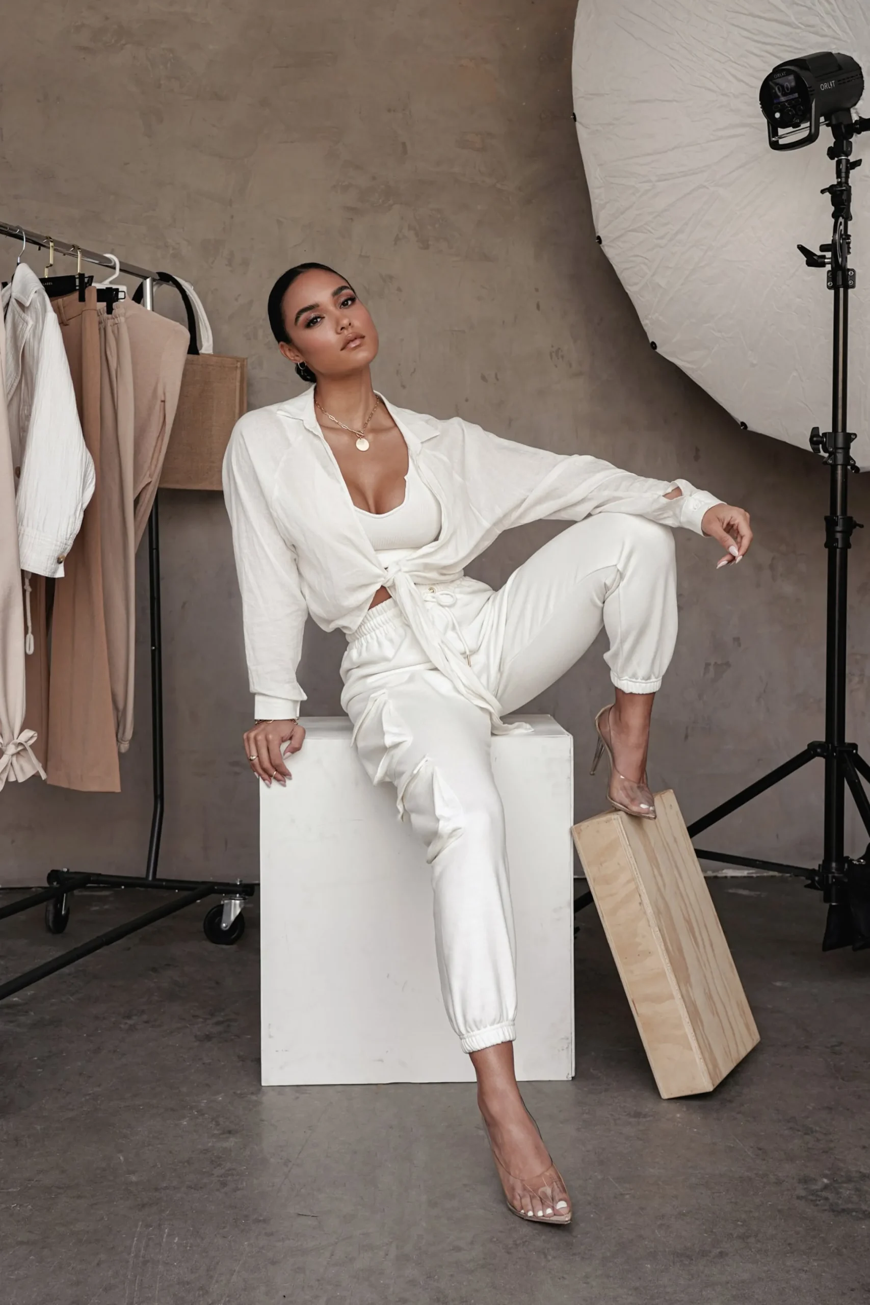 ivory_soho_front_tied_wov_10.webp JLUXLABEL Ivory Soho Front Tied Woven Top