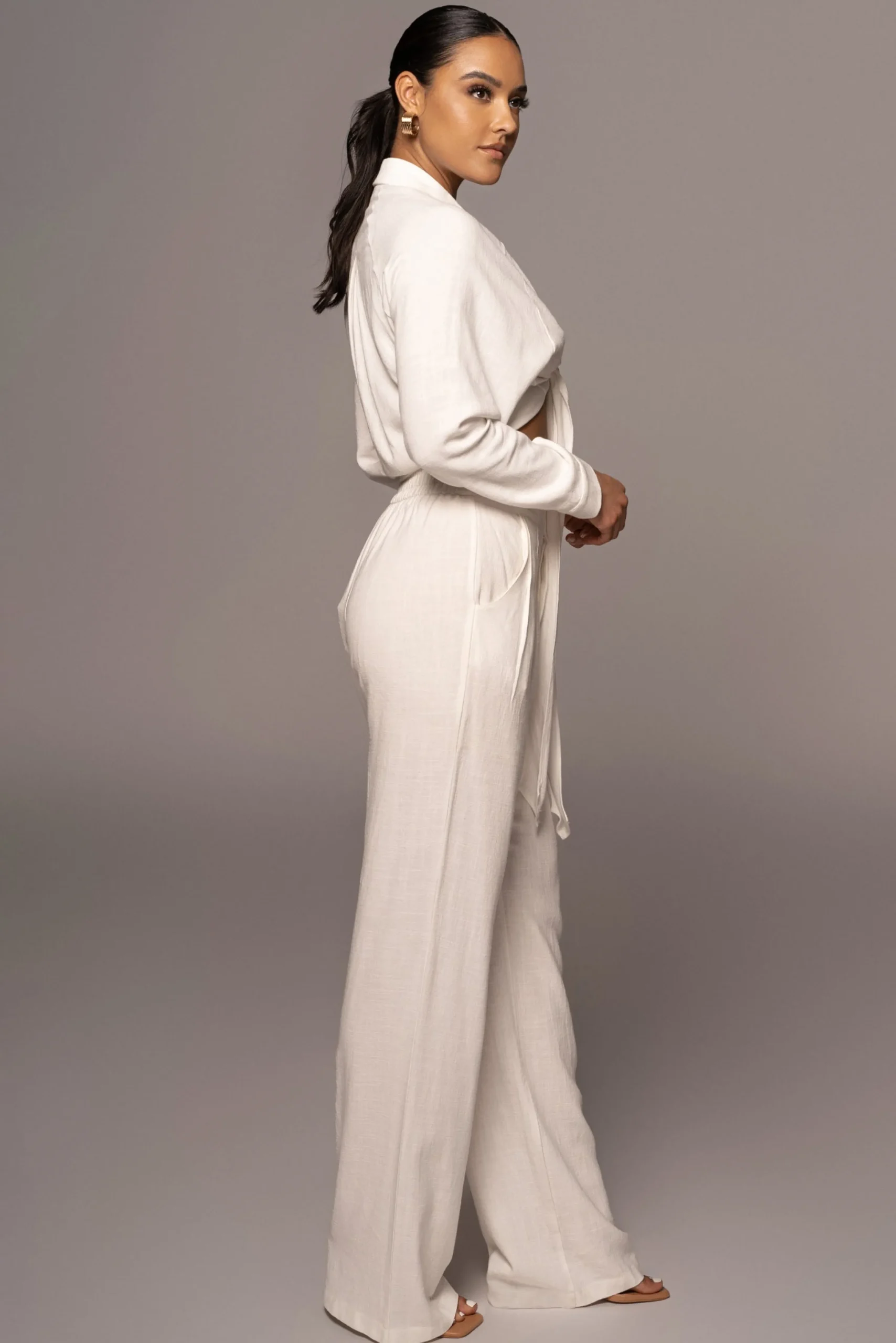 ivory_soho_front_tied_wov_17.webp JLUXLABEL Ivory Soho Front Tied Woven Top
