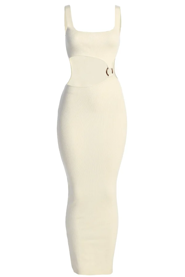 JLUXLABEL Ivory Time After Time Dress