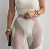 JLUXLABEL Ivory Tropic Oasis Top