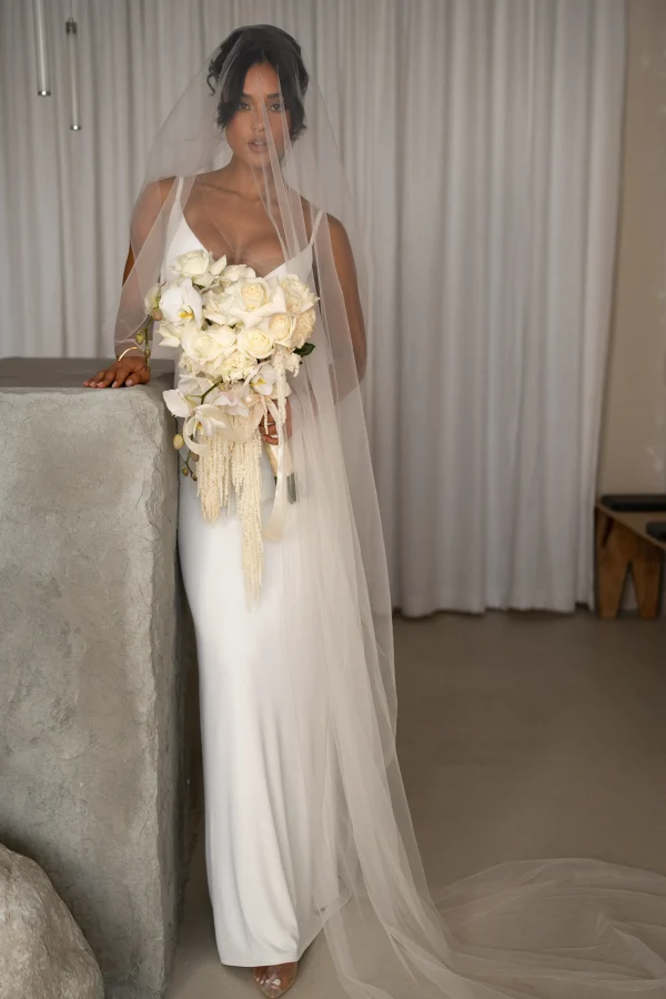 JLUXLABEL Ivory Until Forever Maxi Dress