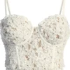 JLUXLABEL Ivory Yours Truly Lace Corset