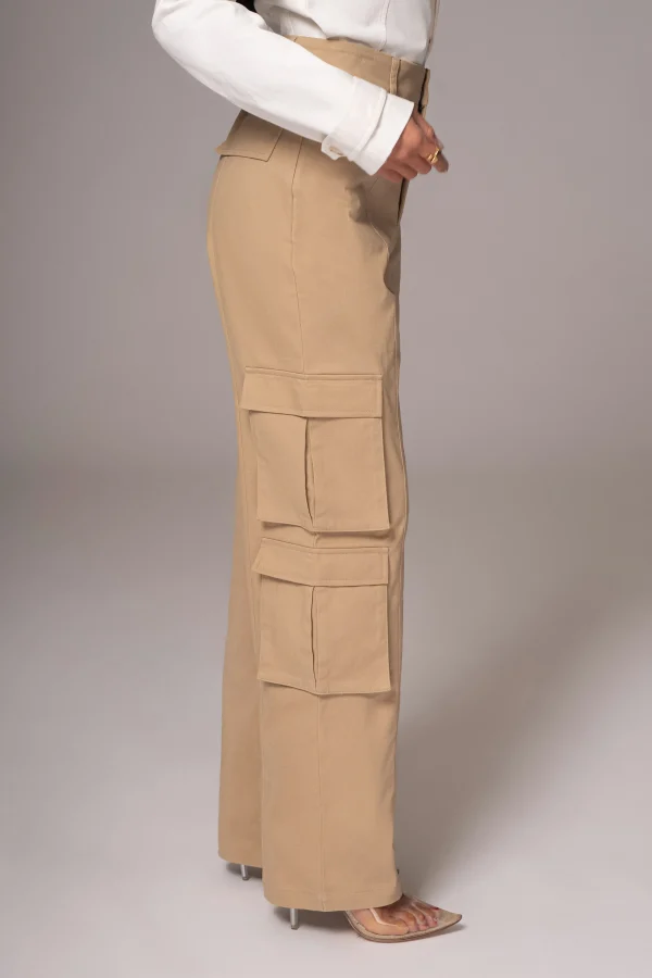 JLUXLABEL Khaki Double Take Cargo Pants