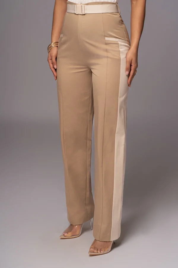 JLUXLABEL Khaki For The Moment Pants