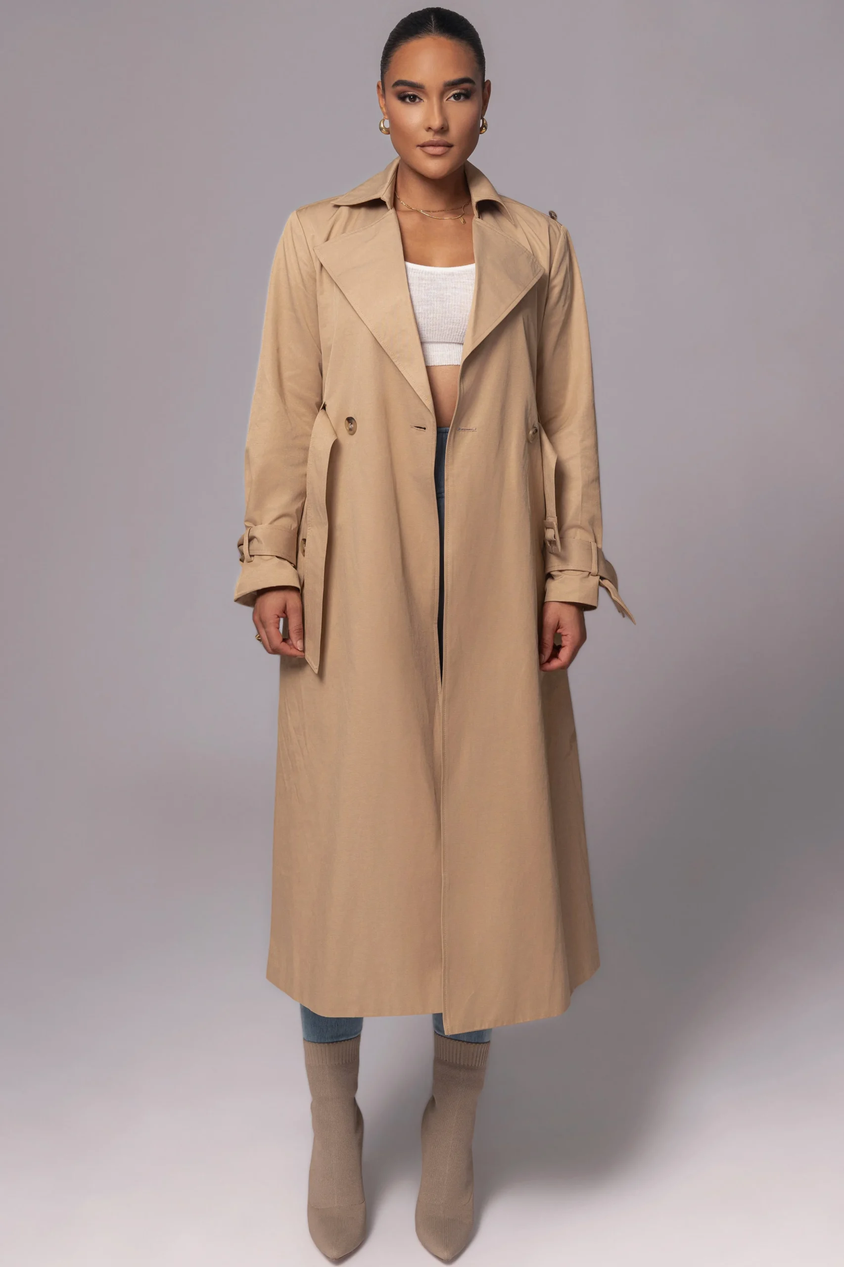 khaki_the_classic_trench__9.webp JLUXLABEL Khaki The Classic Trench Coat