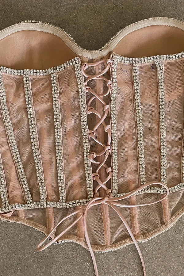 JLUXLABEL Light Limited Edition Rhinestone Crystal Corset