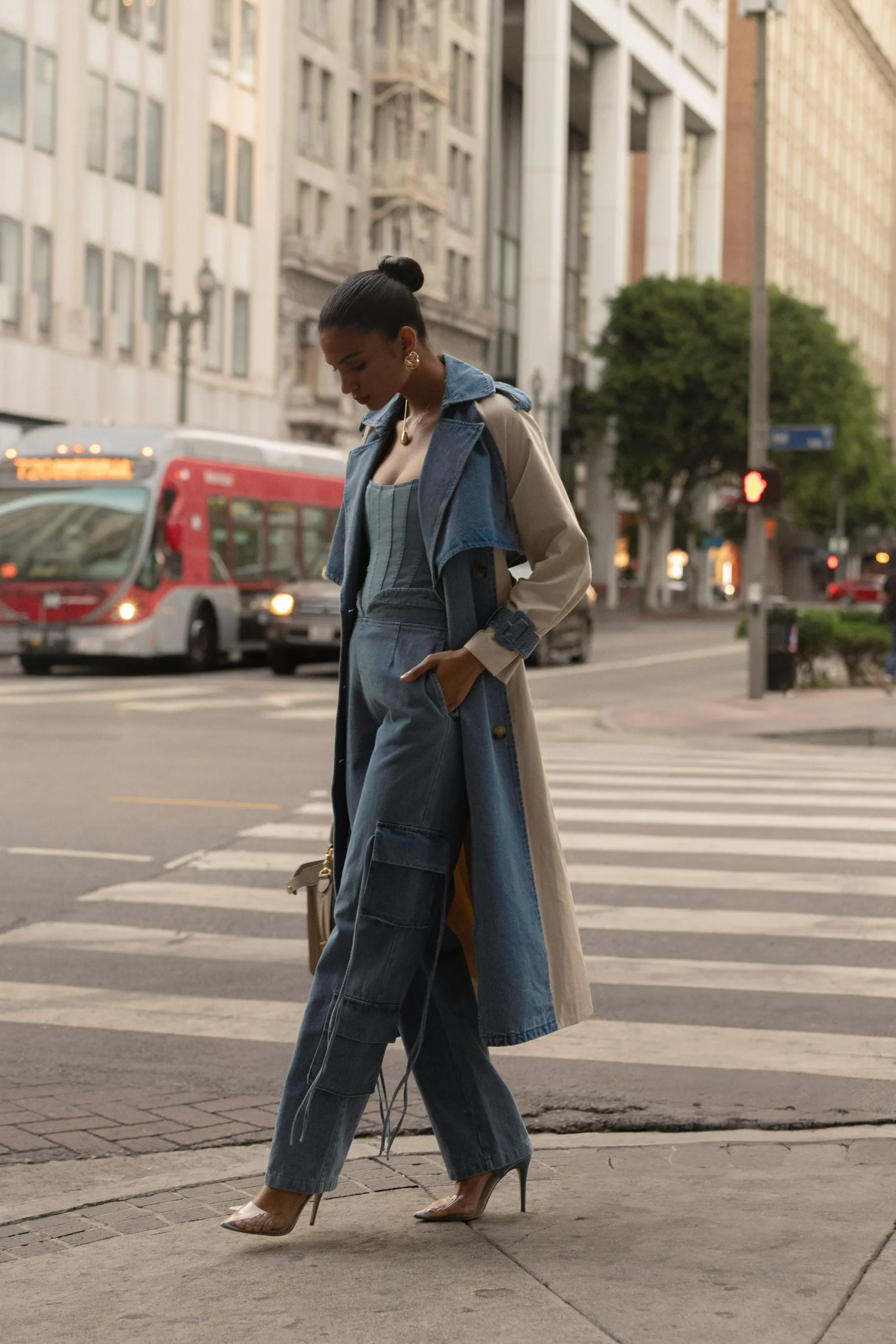 light_wash_denim_leighton_17.webp JLUXLABEL Light Wash Denim Leighton Belted Contrast Coat