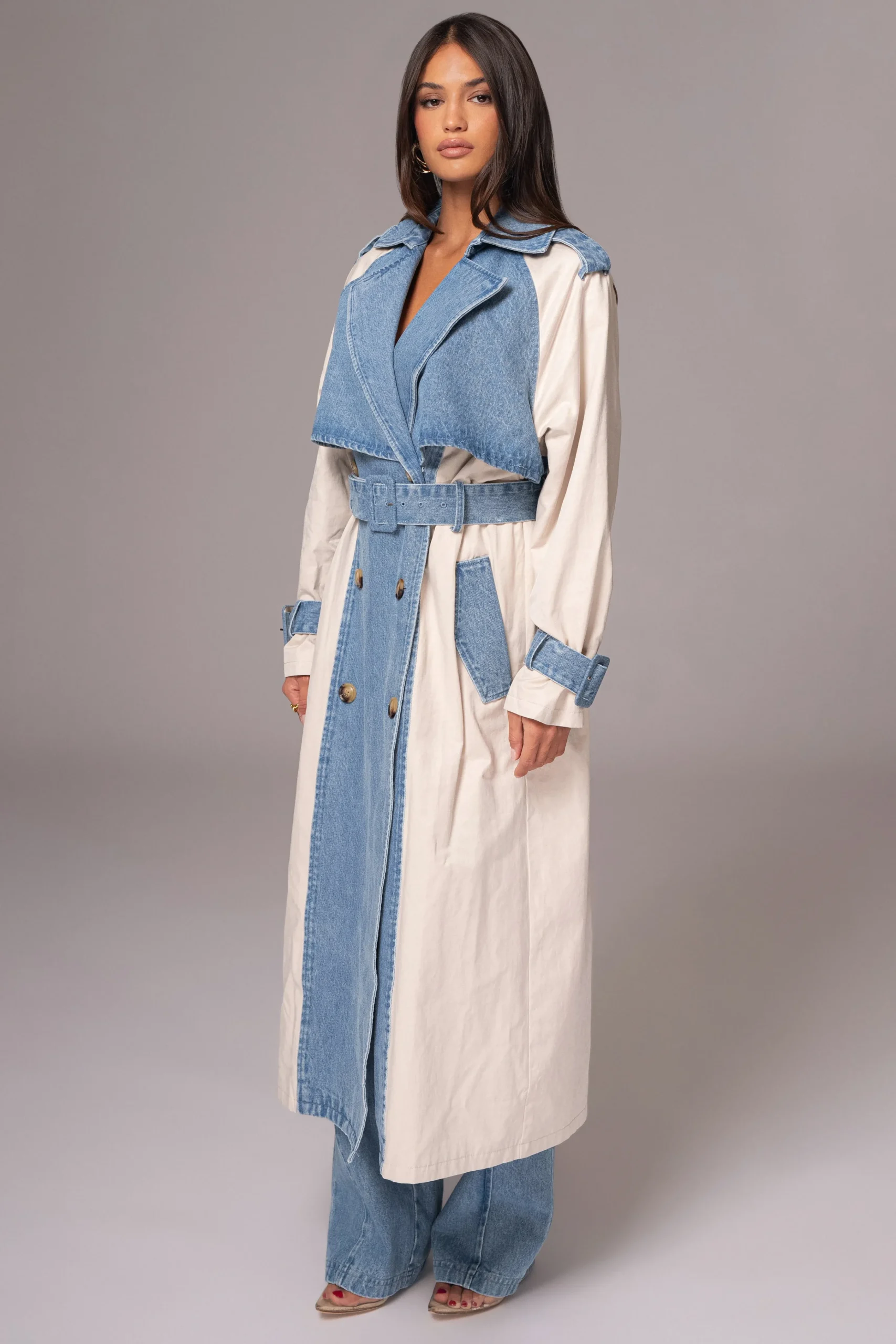 light_wash_denim_leighton_18.webp JLUXLABEL Light Wash Denim Leighton Belted Contrast Coat