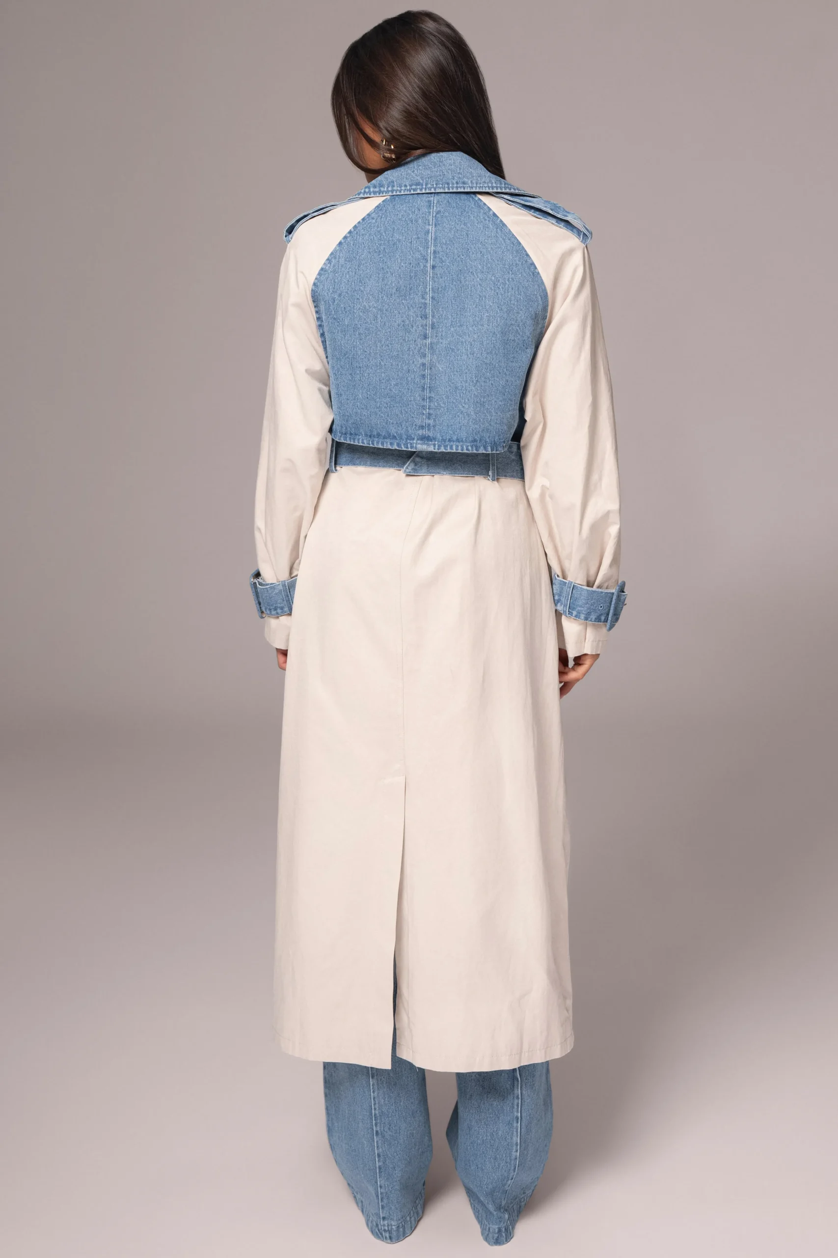 light_wash_denim_leighton_22.webp JLUXLABEL Light Wash Denim Leighton Belted Contrast Coat