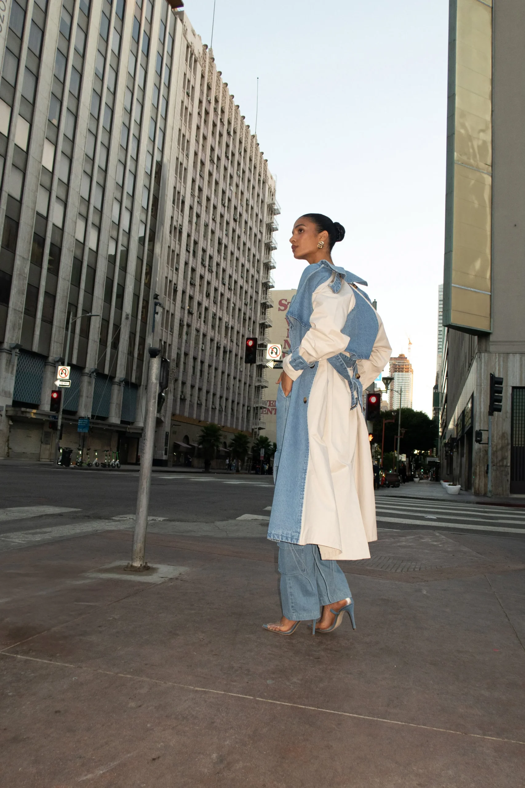 light_wash_denim_leighton_8.webp JLUXLABEL Light Wash Denim Leighton Belted Contrast Coat