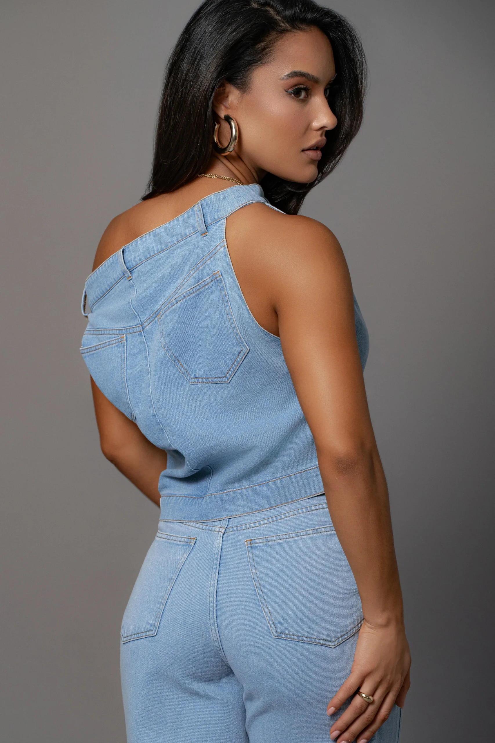 light_wash_shanice_denim__15.webp JLUXLABEL Light Wash Shanice Denim Top