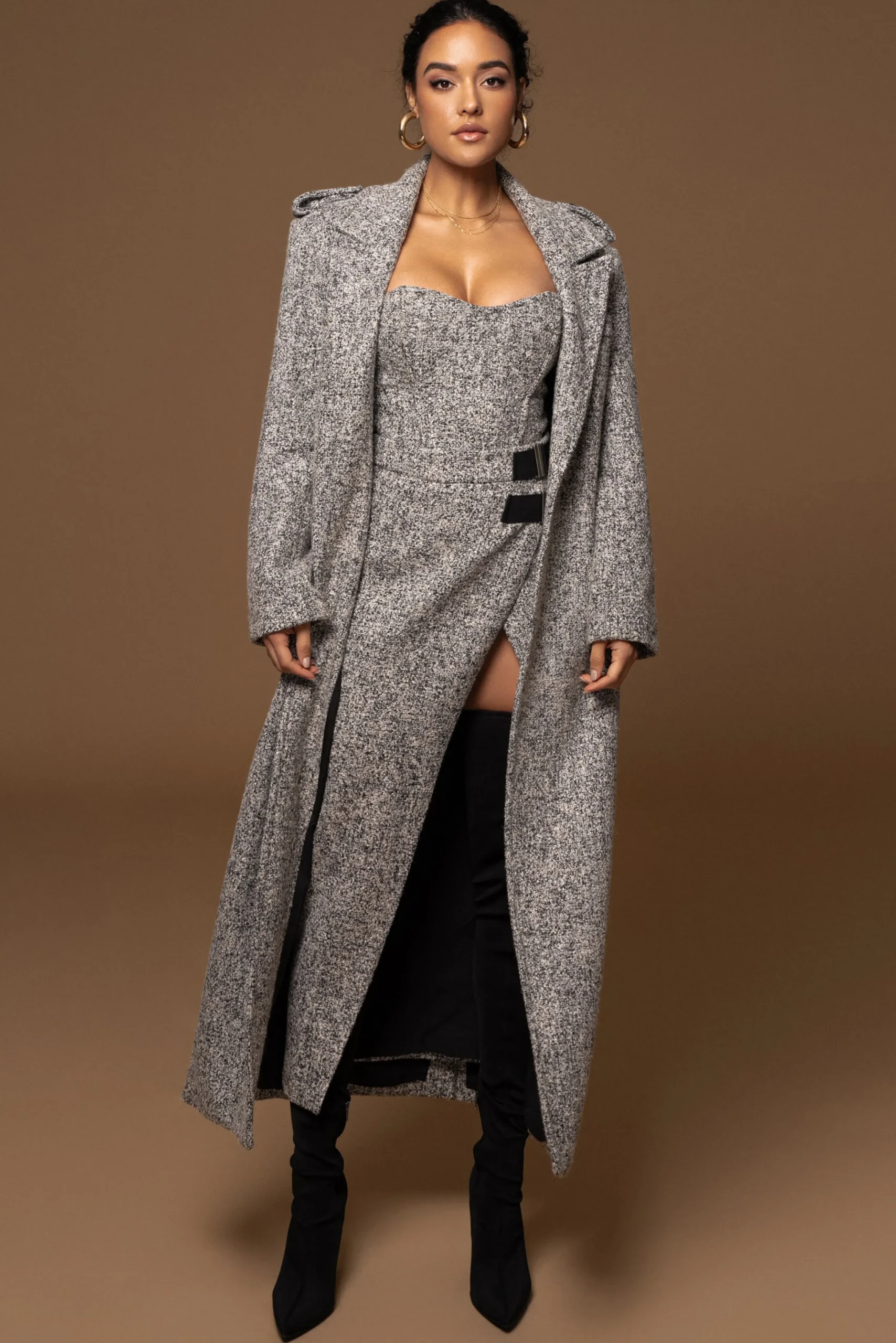 lt_grey_all_you_need_twee_13.webp JLUXLABEL Lt. Grey All You Need Tweed Corset