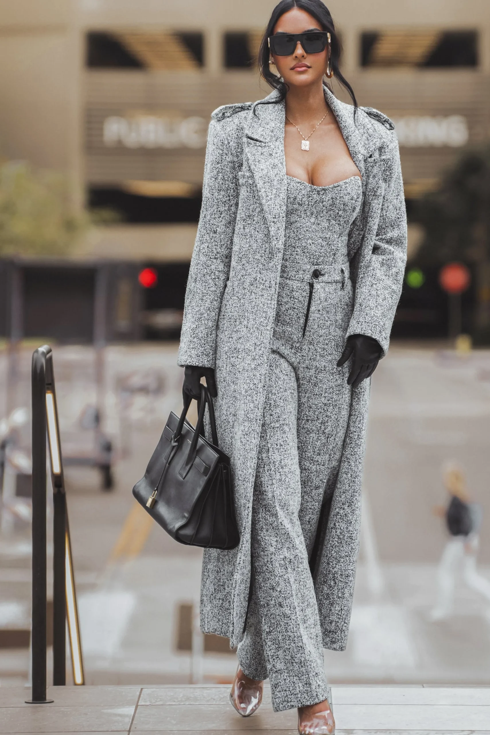 lt_grey_savannah_belted_t_12.webp JLUXLABEL Lt. Grey Savannah Belted Tweed Coat