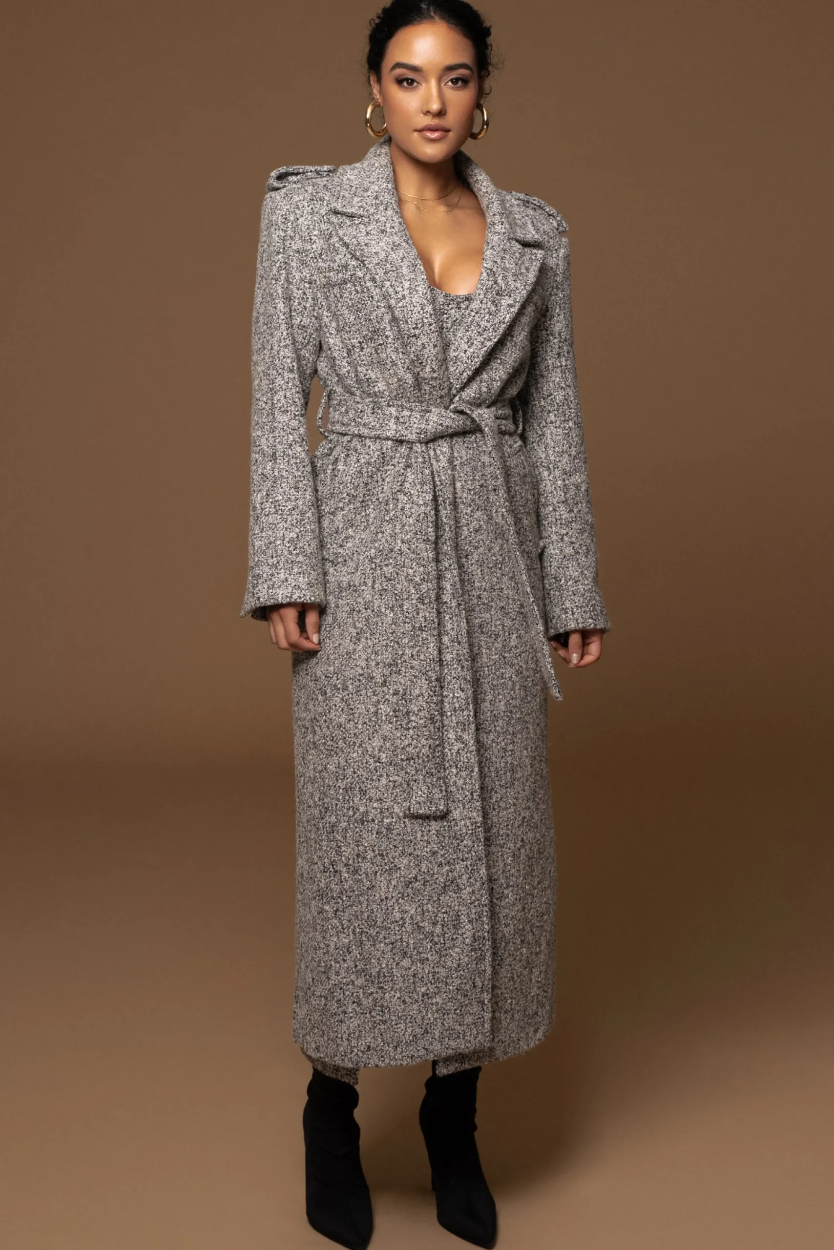 lt_grey_savannah_belted_t_17.webp JLUXLABEL Lt. Grey Savannah Belted Tweed Coat