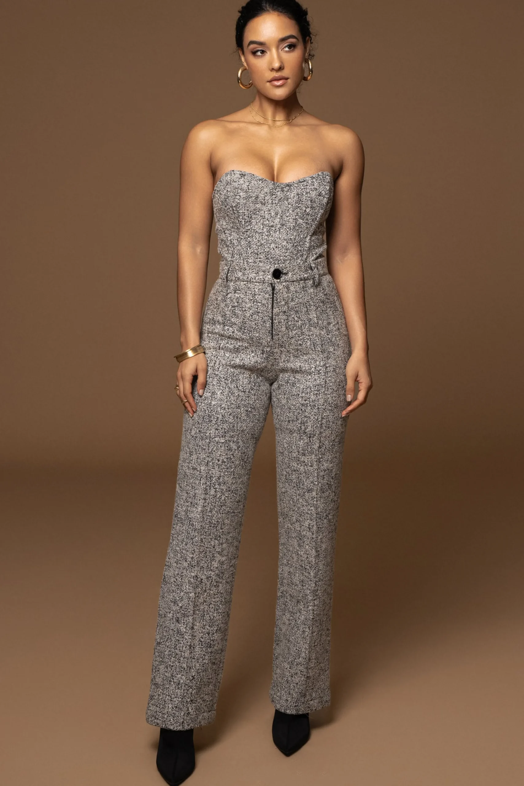 lt_grey_stay_sharp_tweed__10.webp JLUXLABEL Lt. Grey Stay Sharp Tweed Trouser