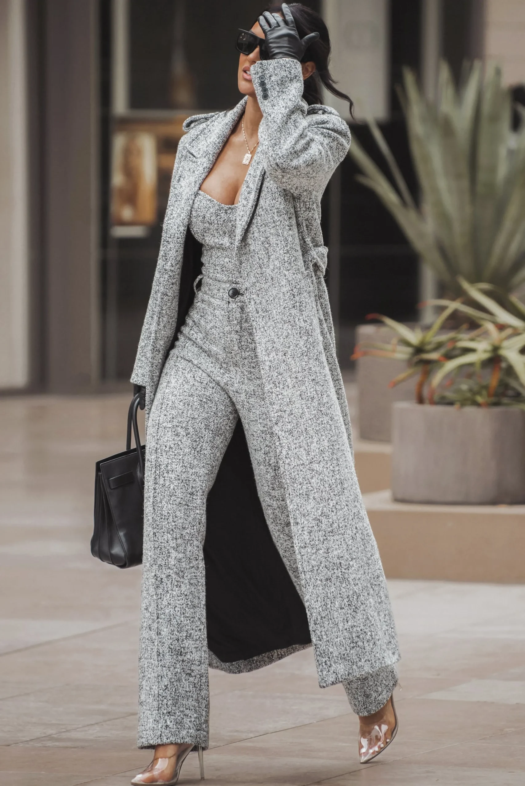 lt_grey_stay_sharp_tweed__15.webp JLUXLABEL Lt. Grey Stay Sharp Tweed Trouser