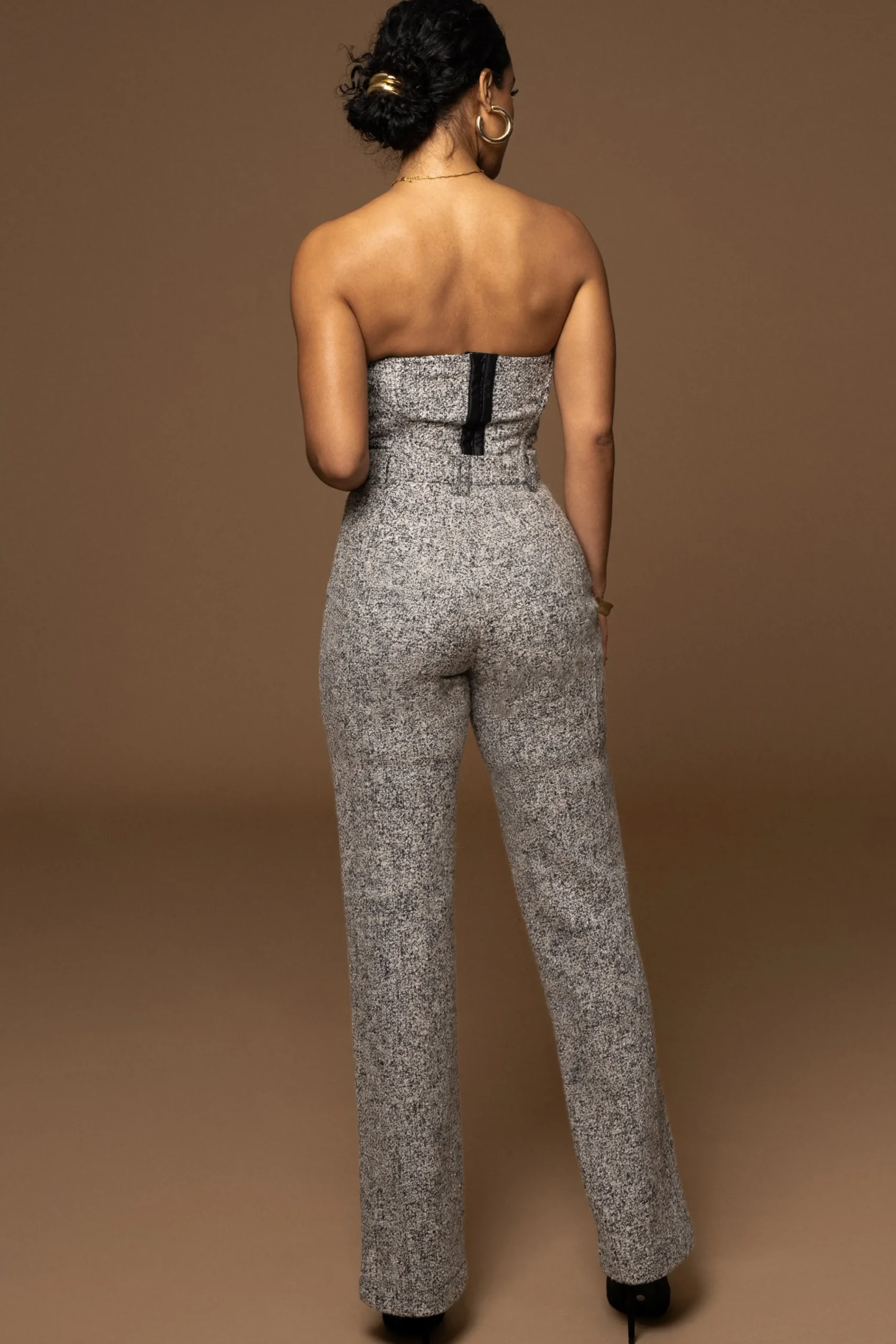 lt_grey_stay_sharp_tweed__20.webp JLUXLABEL Lt. Grey Stay Sharp Tweed Trouser