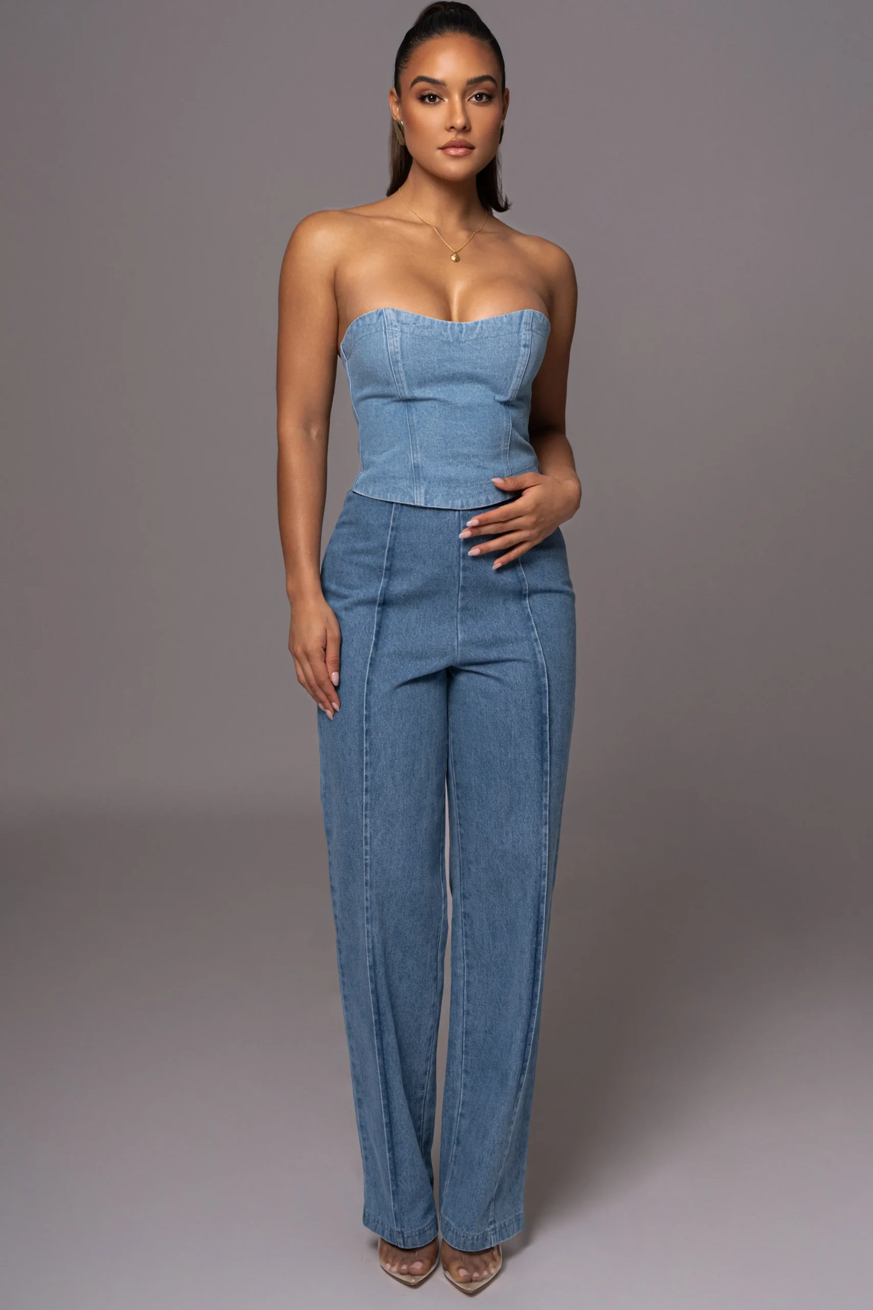 medium_wash_all_you_need__4.webp JLUXLABEL Medium Wash All You Need Denim Corset