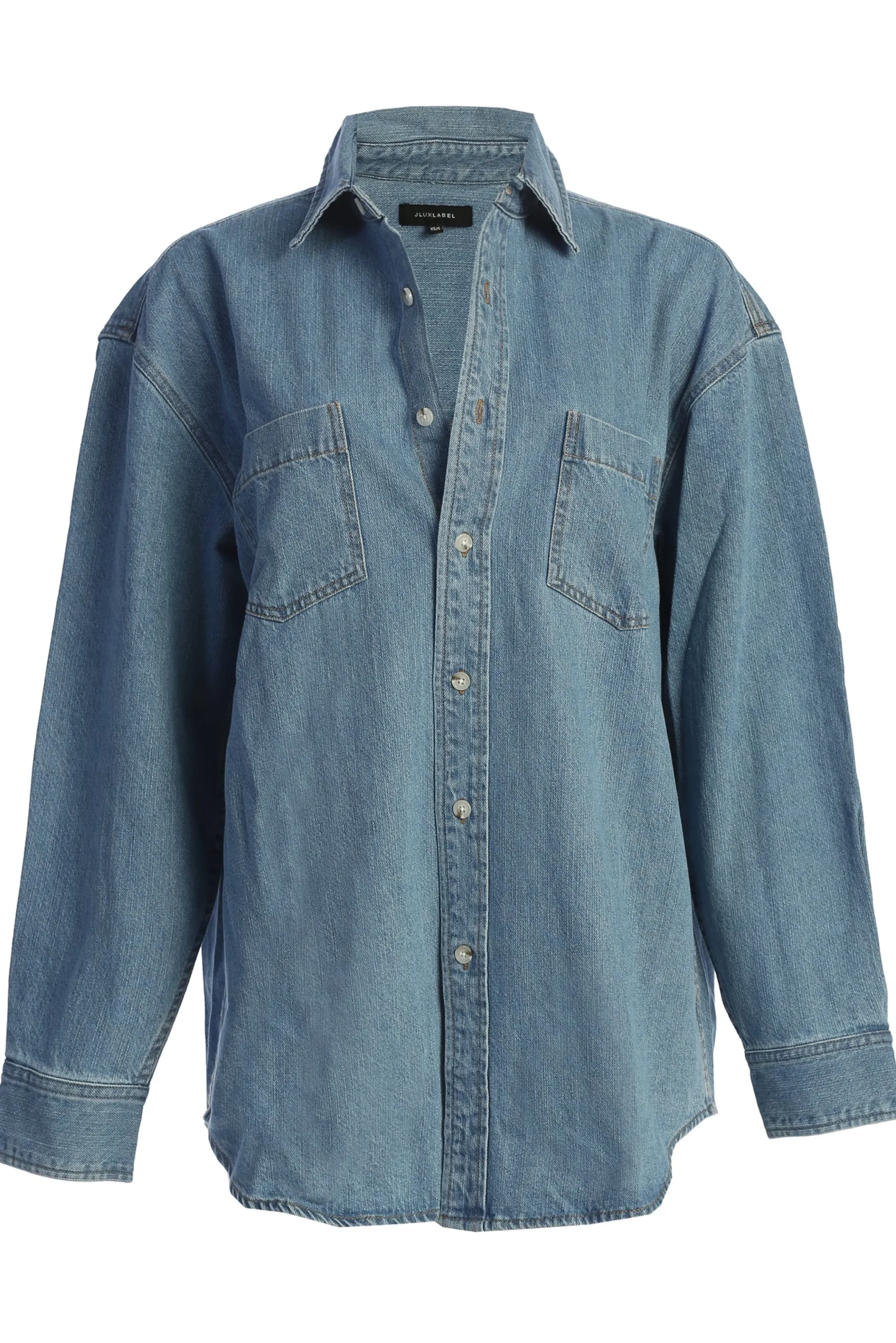medium_wash_denim_brandi__2.webp JLUXLABEL Medium Wash Denim Brandi Oversized Button Up
