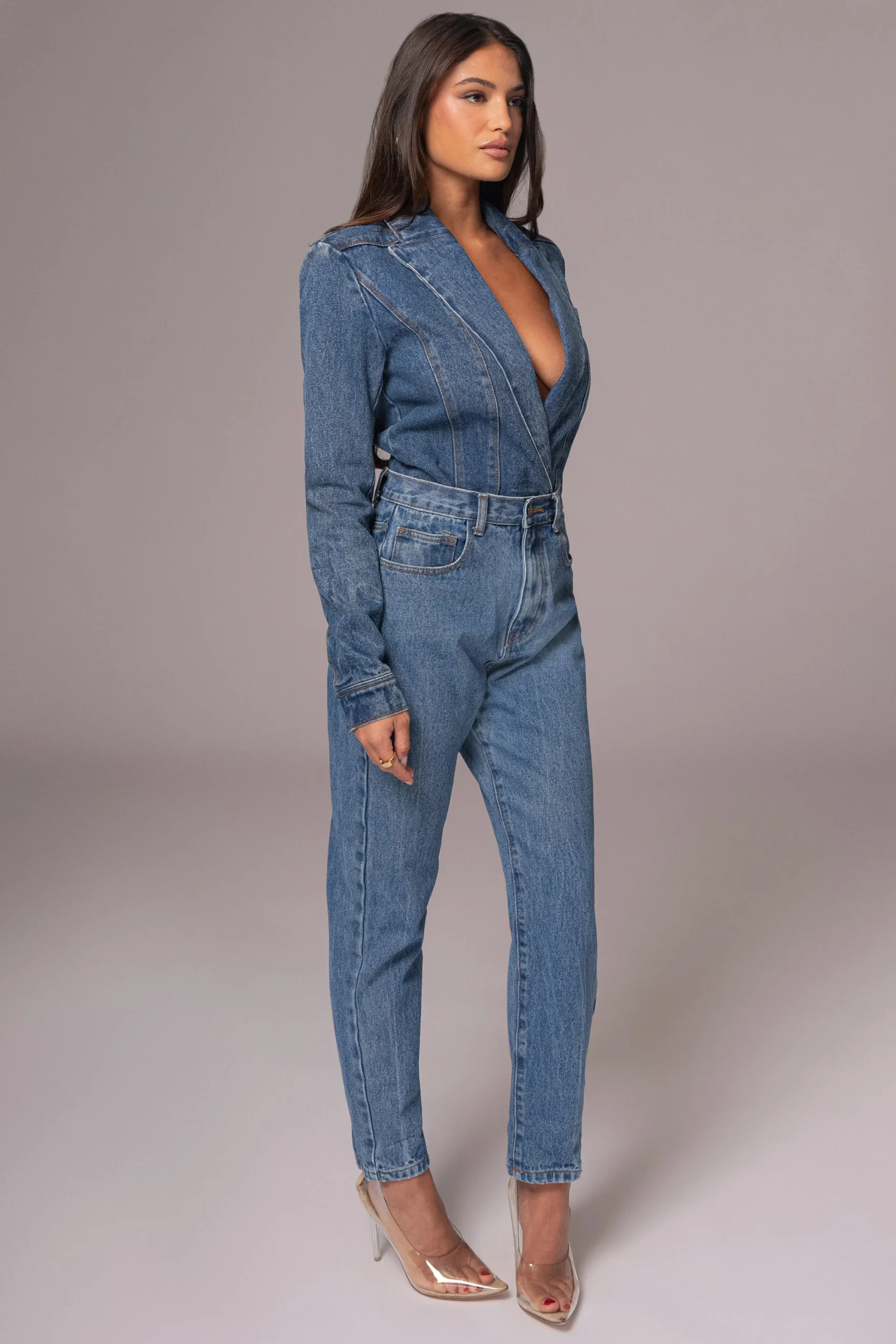 medium_wash_dominica_stru_10.webp JLUXLABEL Medium Wash Dominica Structured Denim Bodysuit