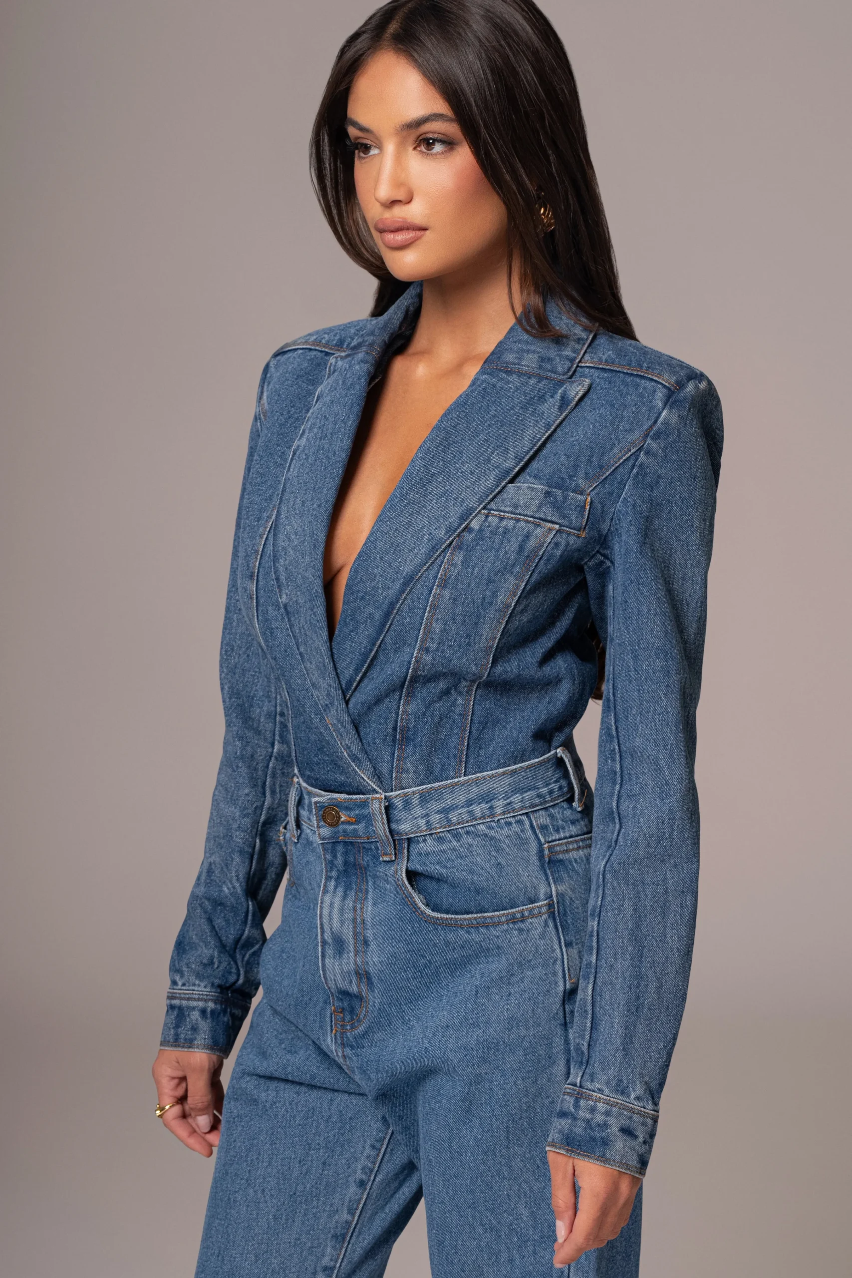 medium_wash_dominica_stru_17.webp JLUXLABEL Medium Wash Dominica Structured Denim Bodysuit