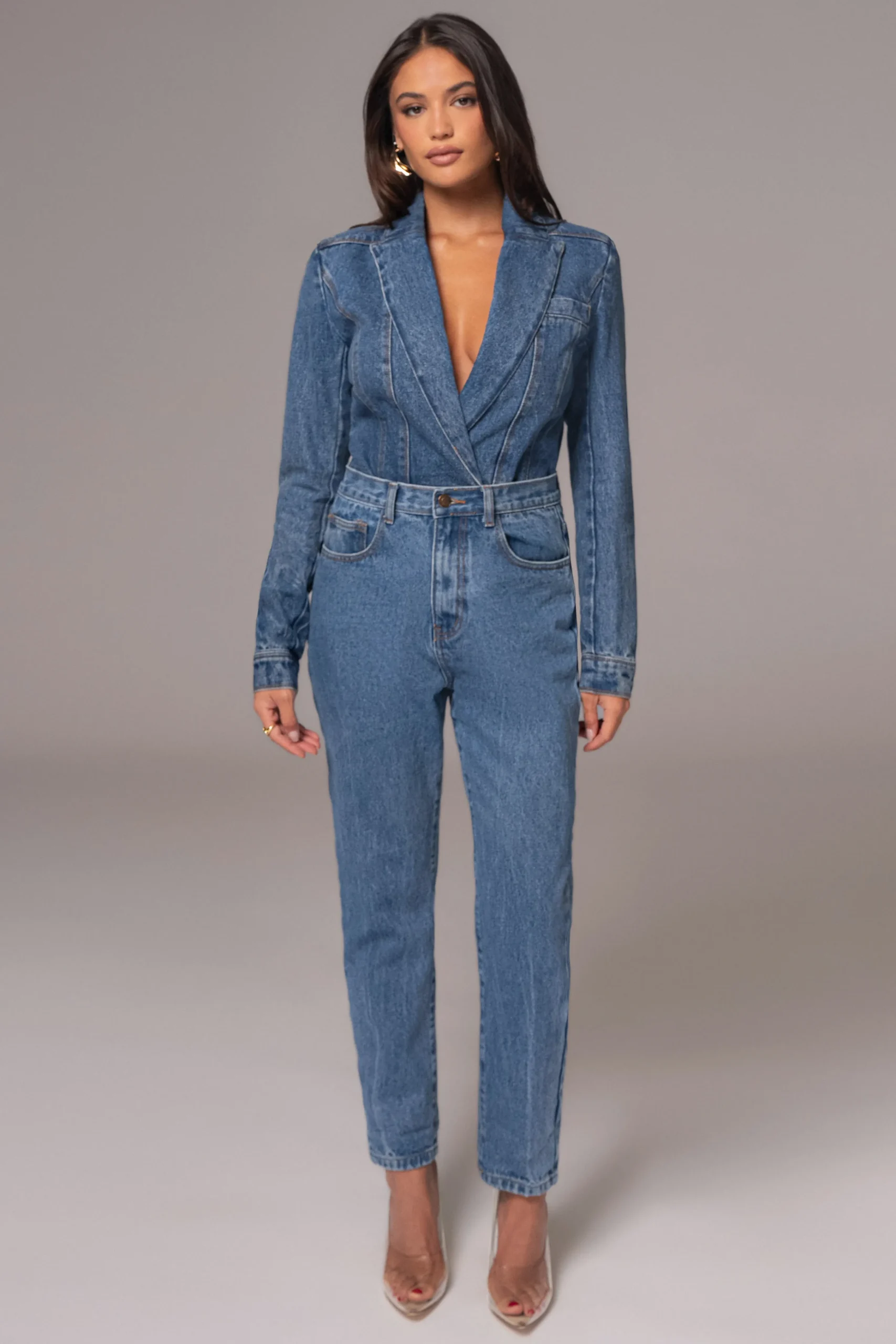 medium_wash_dominica_stru_2.webp JLUXLABEL Medium Wash Dominica Structured Denim Bodysuit