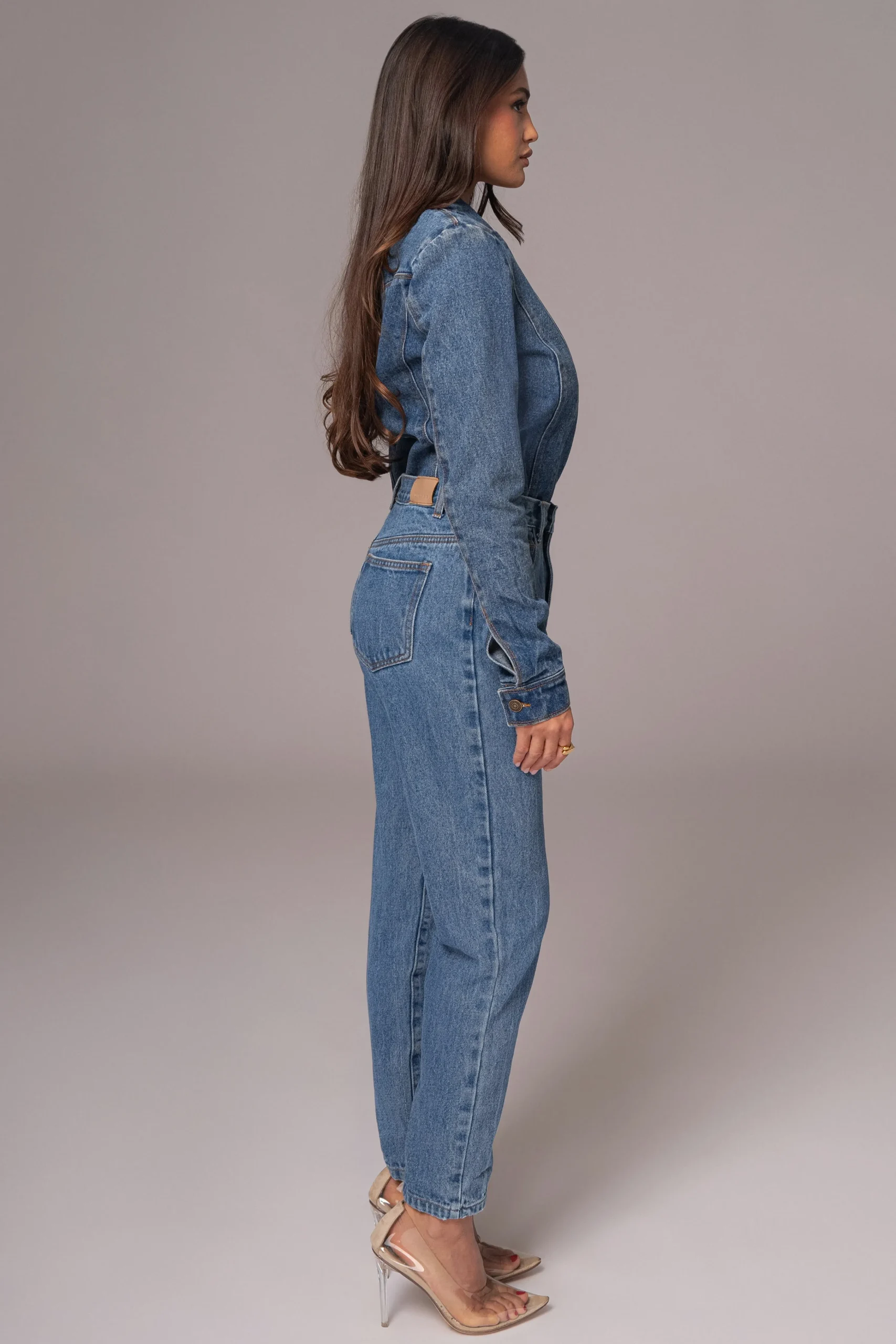 medium_wash_dominica_stru_20.webp JLUXLABEL Medium Wash Dominica Structured Denim Bodysuit