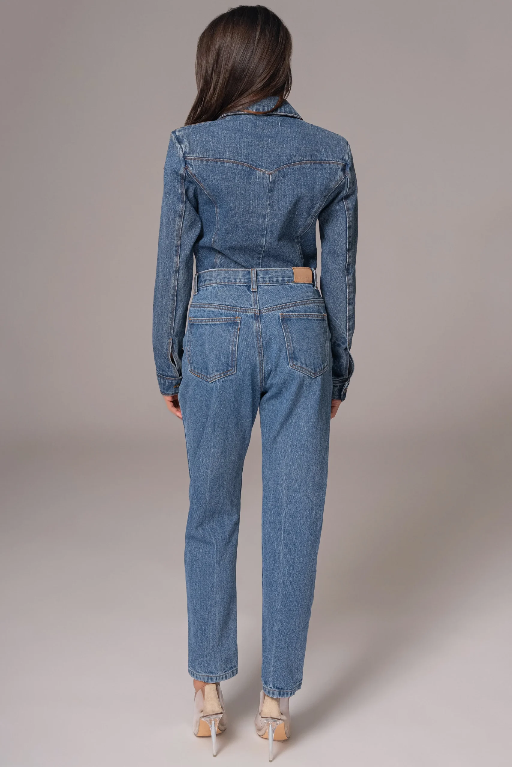 medium_wash_dominica_stru_23.webp JLUXLABEL Medium Wash Dominica Structured Denim Bodysuit