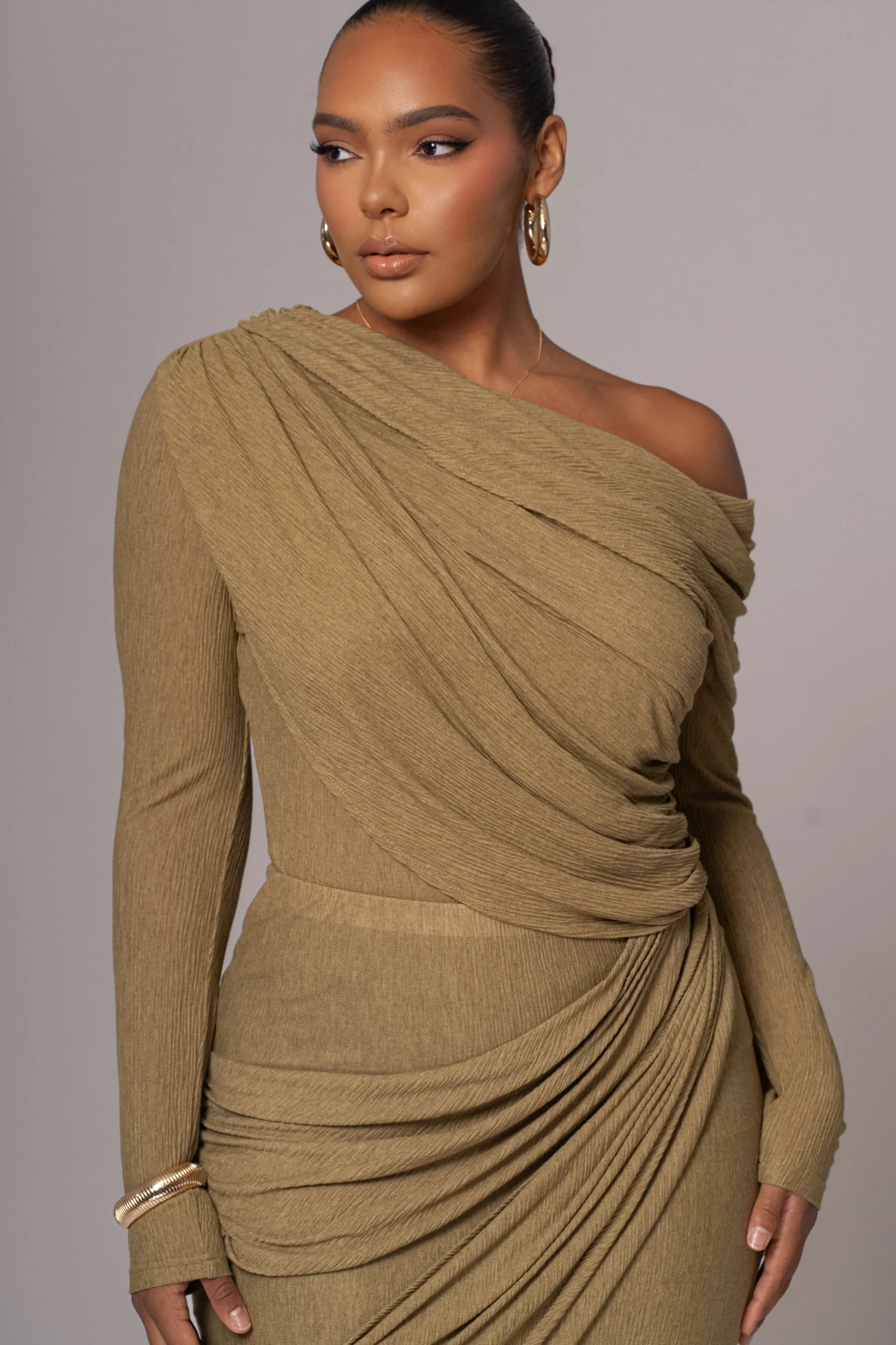 moss_textured_one_shoulde_6.webp JLUXLABEL Moss Textured One Shoulder Bodysuit
