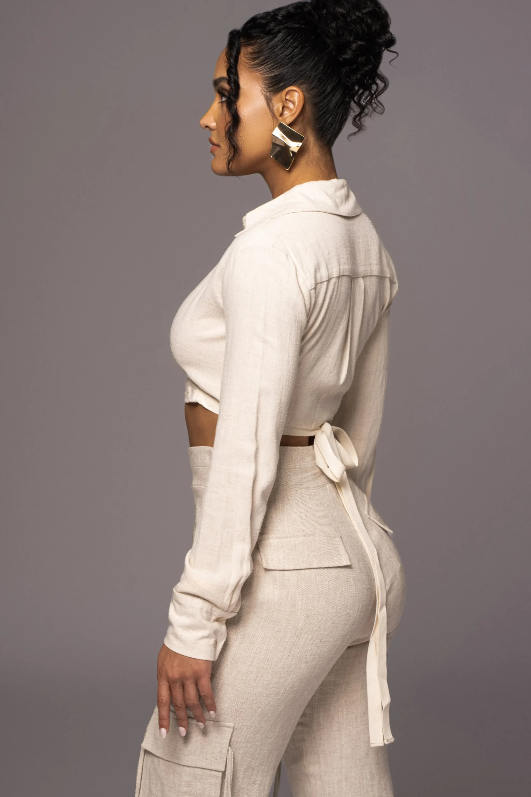 natural_drift_away_linen__6.webp JLUXLABEL Natural Drift Away Linen Wrap Top
