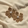 JLUXLABEL Natural Lexa Flower Earrings