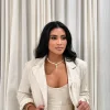 JLUXLABEL Natural Ocean Breeze Linen Blazer