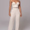 JLUXLABEL Natural Villa Views Linen Trousers