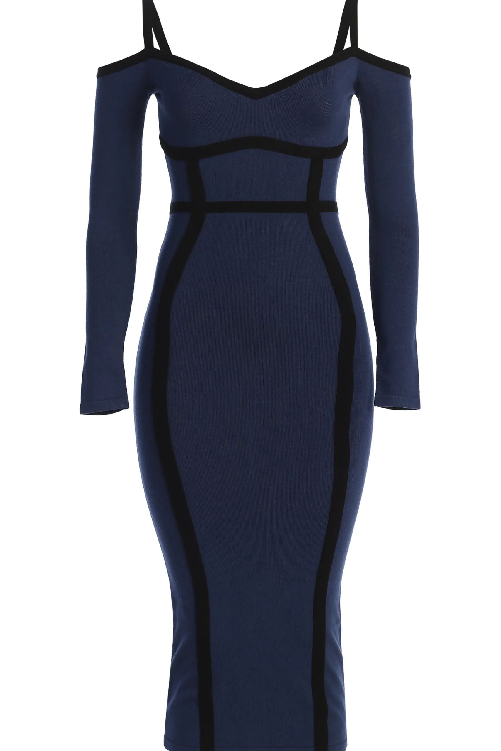 navy_debora_knit_midi_dre_0.webp JLUXLABEL Navy Debora Knit Midi Dress
