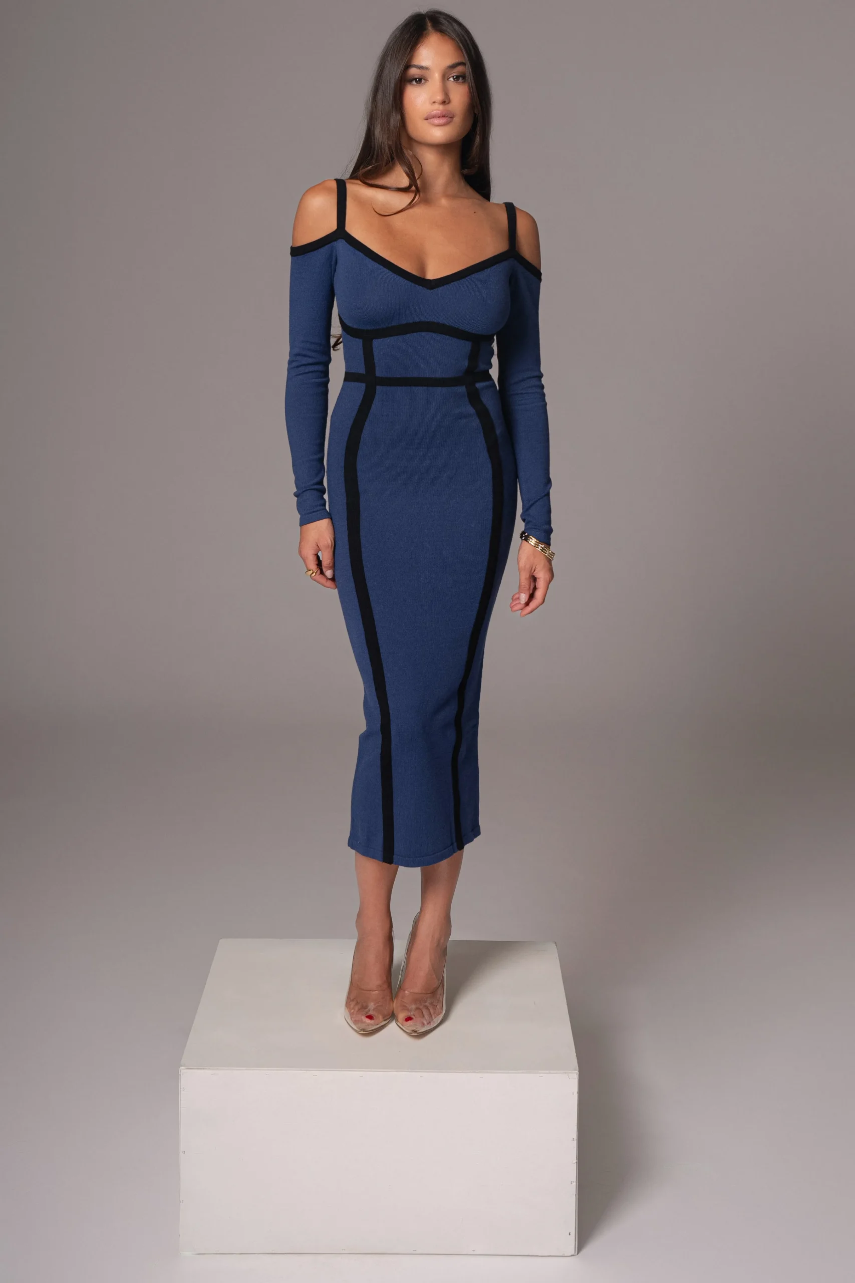 navy_debora_knit_midi_dre_5.webp JLUXLABEL Navy Debora Knit Midi Dress