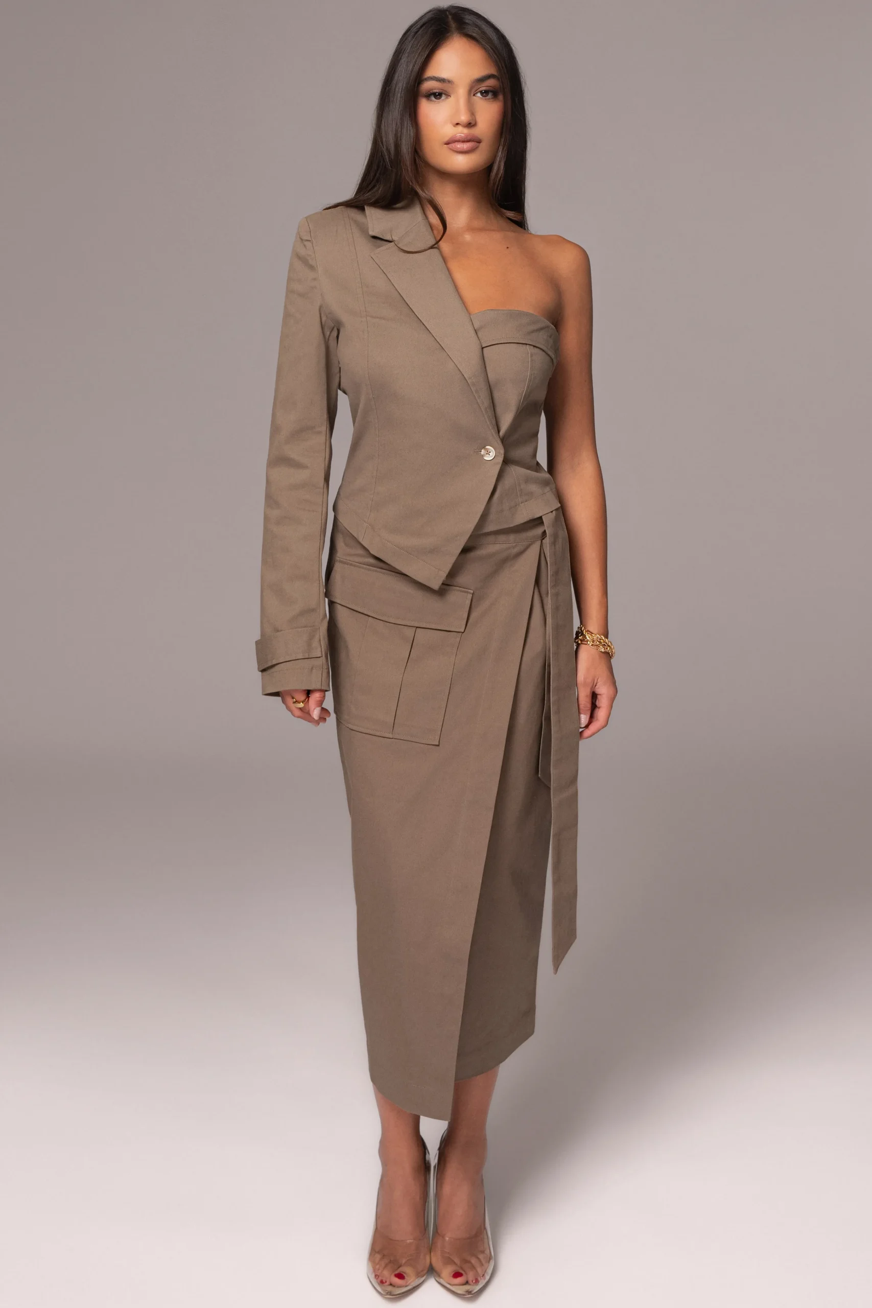 olive_amal_one_shoulder_t_5.webp JLUXLABEL Olive Amal One Shoulder Top