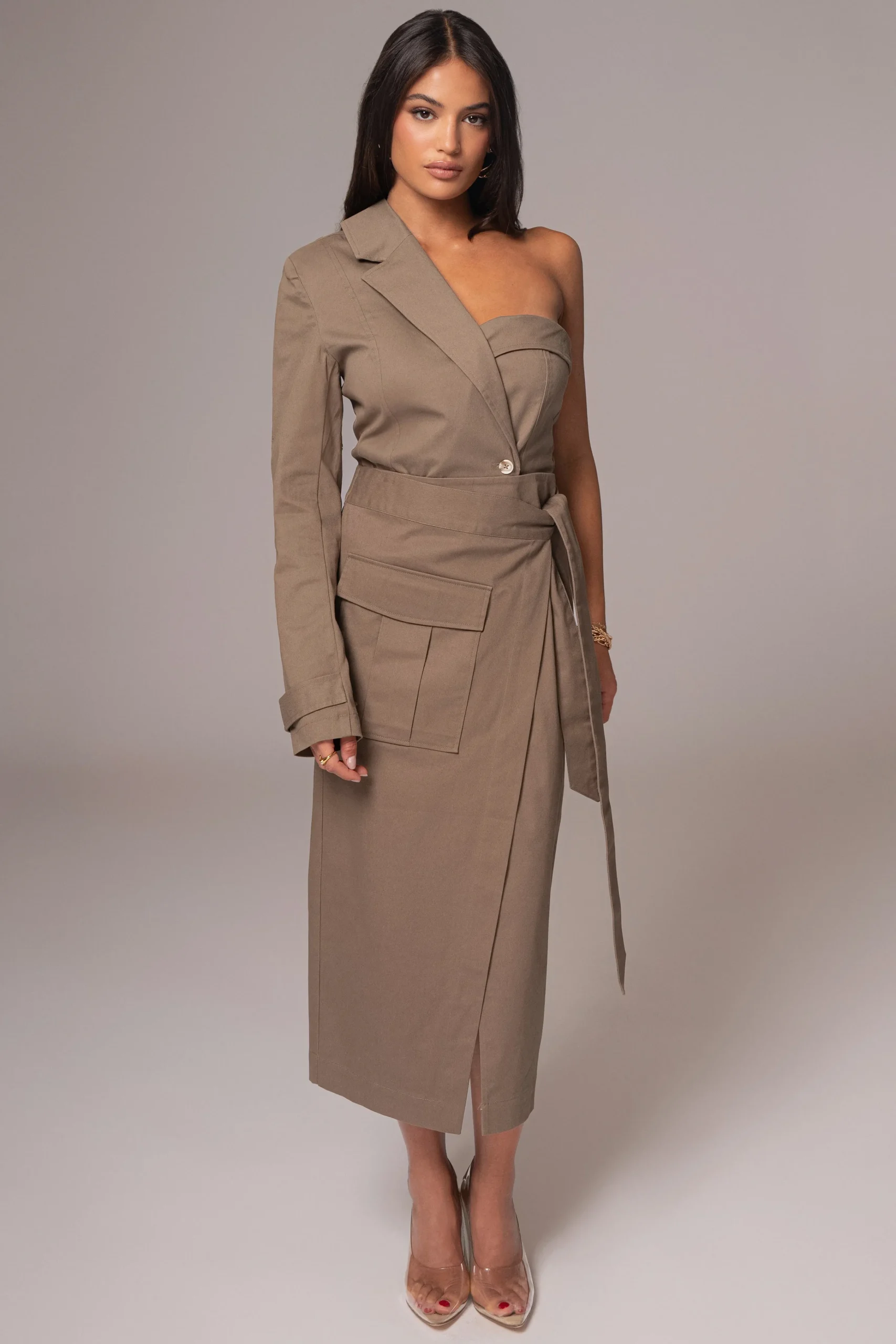 olive_amal_one_shoulder_t_7.webp JLUXLABEL Olive Amal One Shoulder Top