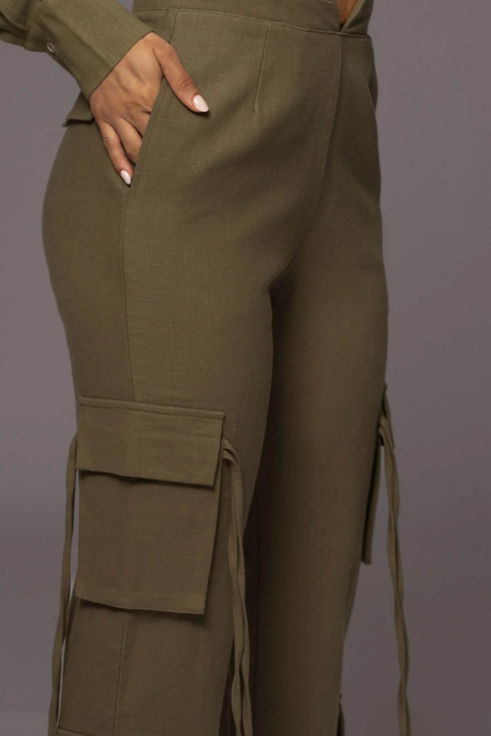 olive_better_half_linen_u_6.webp JLUXLABEL Olive Better Half Linen Utility Pants